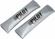 Lampa Set of 2pcs Car Seat Belt Pads Silver Pilot