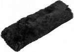 Lampa Autositzgurt-Pads Sheepskin 26x9mm Schwarz 1Stück