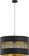 TK Lighting Lustră Negru cu Dulie E27