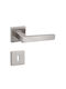 Conset Hebel Mittlere Tür mit Rosette C875 Paar mit Rosette Inox