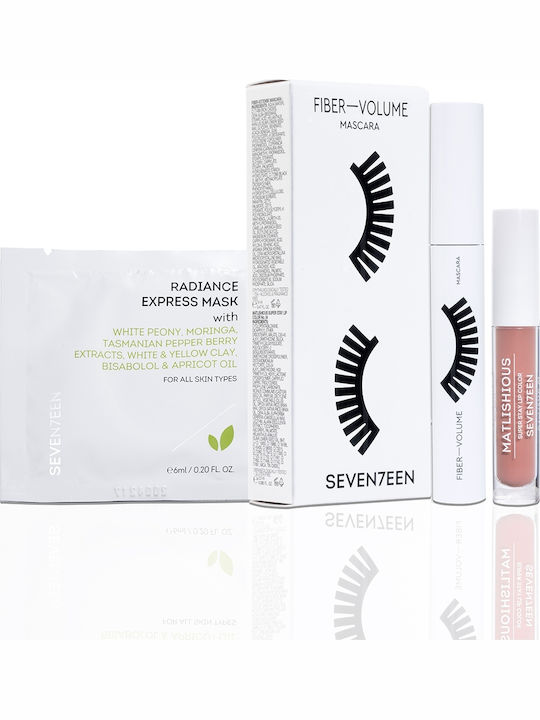 Seventeen Fiber Комплект за грим за лице, очи и...