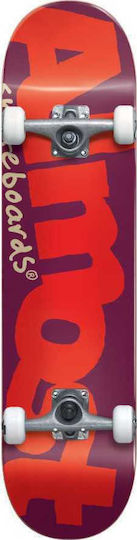 Dwindle Bent Logo 7" Complete Shortboard Κόκκινο