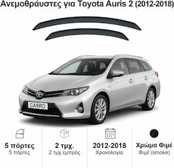 Heko Set Front Car Windbreakers Dark Fime For Toyota Auris 5D 2013+ 2 Pieces 29628 Heko Set Front Car Windbreakers Dark Fime For Toyota Auris 5D 2013+ 2 Pieces 29628