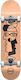 Dwindle Twisted Outline Resin 7.25" Complete Shortboard Πορτοκαλί