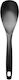 Pedrini Cucinero Shallow Kitchen Spoon Made of Black Nylon