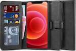 Tech-Protect Wallet 2 Synthetic Leather Black (iPhone 12 / 12 Pro)