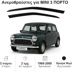 Heko Set Deflectoare Vânt Partea Din Față Dark Fime Pentru Mini Cooper 2 Bucăți 22203