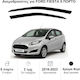 Heko Set deflectoare de vânt Dark Fime pentru Ford Fiesta MK7 5D 2017 2buc