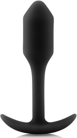 b-Vibe Snug Plug 1 Анална тапа Black 8.6см