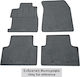 Cik Set of Front and Rear Mats 4pcs for Alfa Romeo Giulia 2015+ Black