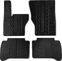 Gledring Set Front and Back 4pcs for Land Rover Range Rover 2013 Black