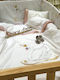 Raison D' Etre Set Für Krippe Swan With A Crown Beige 9Stück