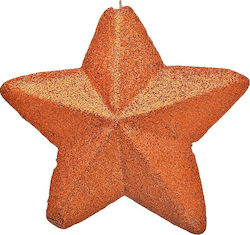 Set of Plastic Orange Star Christmas Tree Ornaments 4cm 4 Pieces Set of Plastic Orange Star Christmas Tree Ornaments 4cm 4 Pieces