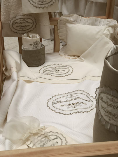 Raison D' Etre Set Für Krippe Moonlight Serenade Weiß 7Stück
