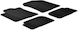 Gledring Set of Front and Rear Mats 4pcs for Toyota Verso 2004-2009 Black