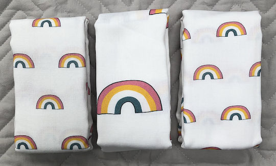 Mama Designs Пелена За Бебе 60x60см 3 Бройки