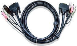 Aten Кабел KVM 2L-7D02UD 1.8м