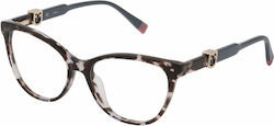 Furla Feminin Plastic Rame ochelari Ochi de pisică Maro Broască țestoasă VFU353 0721