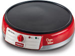 Ariete 0202 00C020200AR0 Crepe Maker 35cm Rot 1000W