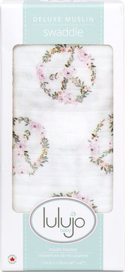 Lulujo Swaddle Blanket 120x120cm