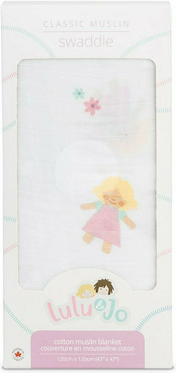 Lulujo Swaddle Blanket 120x120cm