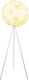 Globo Lighting Katunga Floor Lamp H160xW65cm. with Socket for Bulb E27 White