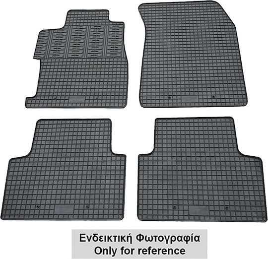 Cik Set of Front and Rear Mats 4pcs for Ford S-Max Black
