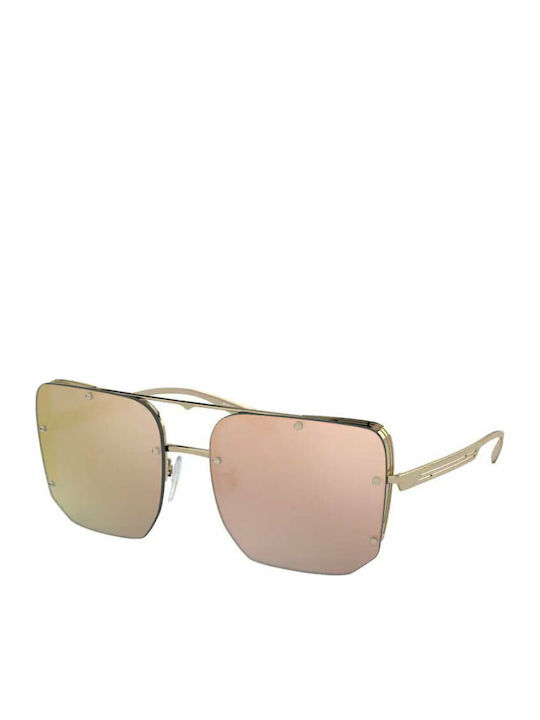 Bvlgari Дамски Слънчеви Очила с Златен Метален Рамки BV6146 20144Z