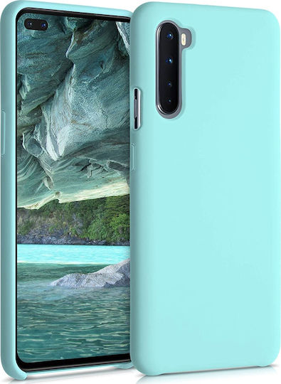KWmobile Soft Flexible Umschlag Rückseite Silikon Türkis (OnePlus Nord)