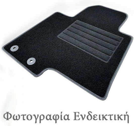 Cik Front Mats 2pcs for Volkswagen T6 2015 Black