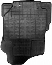 Cik Set of Front and Rear Mats 4pcs from Rubber for Citroen C5 Aircross Black