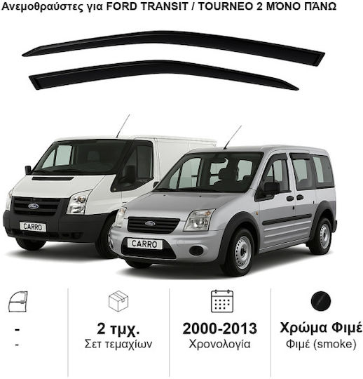 Heko Комплект Ветробрани Dark Fime за Ford Transit 2бр