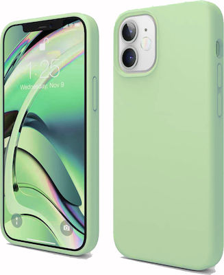 Sonique Liquid Back Cover Σιλικόνης Πράσινο Light Green (iPhone 12 mini)