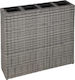 vidaXL Planter Box 79x76cm in Gray Color 45426