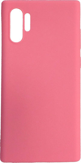 Matt Back Cover Σιλικόνης Ροζ (Galaxy Note 10)