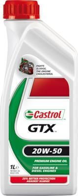Castrol GTX Semi-Synthetic Car Oil 20W-50 1lt