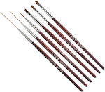 Eurostil Pollie Set Nail Brushes 03653 Brush Set