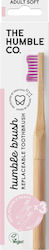 The Humble Co. Adult Replaceable Toothbrush Periuță de dinți Soft Bej 3buc