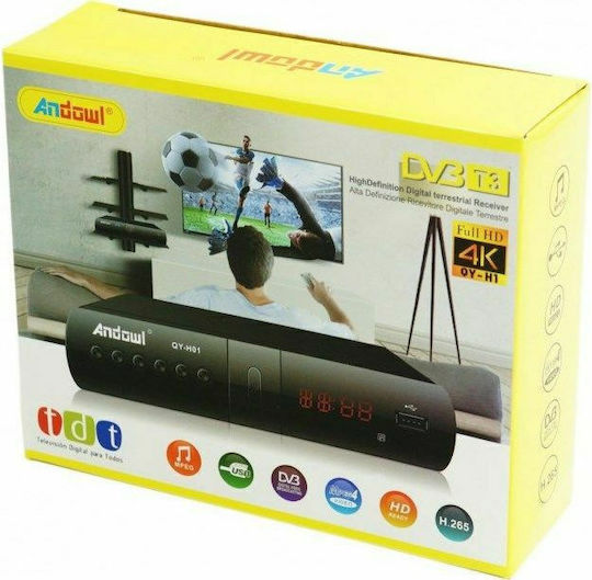 Andowl QY-H1 QY-H1 Цифров Приемник Mpeg-4 Full HD (1080p) USB Връзка