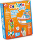 Carioca Baby Transports My First Coloring Puzzle Painting Set Colouring Set with 8 Markers 10pcs