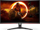 AOC C32G2AE 31.5" FHD 1920x1080 VA Curved Gaming Monitor 165Hz with 1ms GTG Response Time