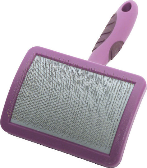 Rosewood Slicker Medium Brush Medium for Misc Hair Lengths for Coat Cleaning Burgundy