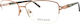 Escape Eyewear Damen Metallisches Brillengestell Gold FES097 C1