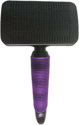 Pet Camelot Slicker Large Dog Brush for Hair Cleaning Αυτοκαθαριζόμενη