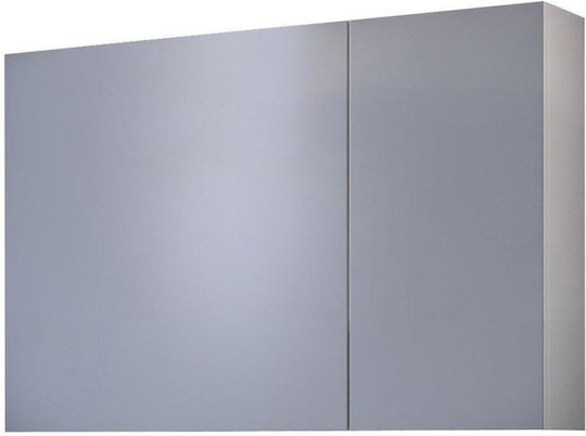 Drop Status 85 5KSQ075WH Καθρέπτης από MDF με Ντουλάπι 85x50см Бял