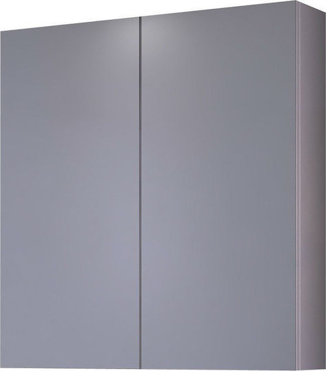 Drop Status 70 5KSU060WH Καθρέπτης από MDF με Ντουλάπι 60x68см Бял