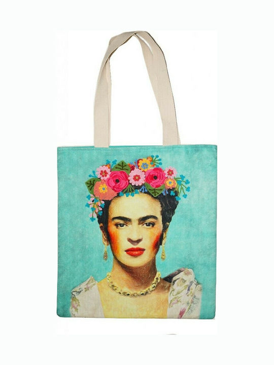 Synchronia Frida Kahlo Cotton Shopping Bag in T...