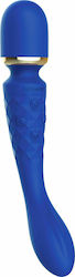 Bodywand Luxe 2-Way Massage Wand Vibrator Large Blue Bodywand Luxe 2-Way Massage Wand Vibrator Large Blue