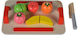 Moni Fruits & Vegetables Toy Παιχνίδι Σανίδα Κοπής με Φρούτα made of Wood for 3+ Years Old 5pcs