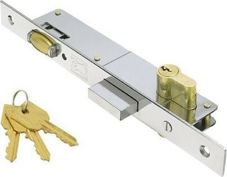 Domus Eingelassene Schloss Vordertür Schlösser mit Zylinder und Zentrum 25mm Gold Rechts